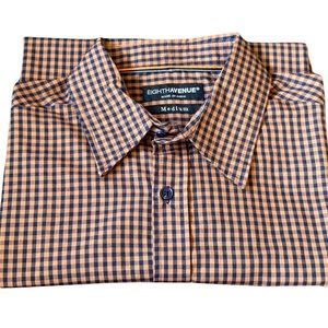 NWOT Size M EIGHTAVE Men Boys Short Sleeve Casual Shirt